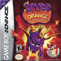 Spyro Orange The Cortex Conspiracy GameBoy Advance  box art